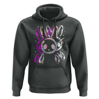 Horror Cute Bunny Rabbit Hoodie Horror Aesthetic - Wonder Print Shop