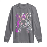 Horror Cute Bunny Rabbit Long Sleeve Shirt Horror Aesthetic - Wonder Print Shop
