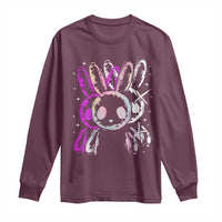 Horror Cute Bunny Rabbit Long Sleeve Shirt Horror Aesthetic - Wonder Print Shop
