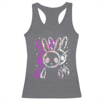 Horror Cute Bunny Rabbit Racerback Tank Top Horror Aesthetic - Wonder Print Shop