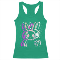 Horror Cute Bunny Rabbit Racerback Tank Top Horror Aesthetic - Wonder Print Shop
