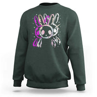 Horror Cute Bunny Rabbit Sweatshirt Horror Aesthetic - Wonder Print Shop