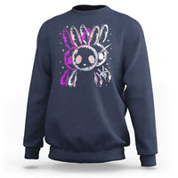 Horror Cute Bunny Rabbit Sweatshirt Horror Aesthetic - Wonder Print Shop