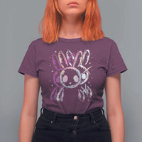 Horror Cute Bunny Rabbit T Shirt For Women Horror Aesthetic - Wonder Print Shop