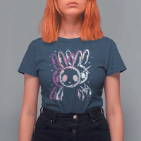 Horror Cute Bunny Rabbit T Shirt For Women Horror Aesthetic - Wonder Print Shop