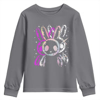 Horror Cute Bunny Rabbit Youth Sweatshirt Horror Aesthetic - Wonder Print Shop
