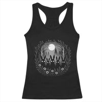 Creepy Cute Bunny Rabbits Racerback Tank Top Dark Horror Aesthetic - Wonder Print Shop