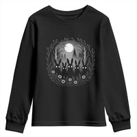 Creepy Cute Bunny Rabbits Youth Sweatshirt Dark Horror Aesthetic - Wonder Print Shop