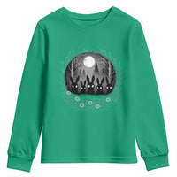 Creepy Cute Bunny Rabbits Youth Sweatshirt Dark Horror Aesthetic - Wonder Print Shop