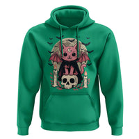 Cute Pastel Goth Vampire Cat Hoodie Funny Gothic Halloween Art - Wonder Print Shop
