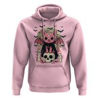 Cute Pastel Goth Vampire Cat Hoodie Funny Gothic Halloween Art - Wonder Print Shop