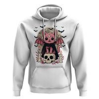 Cute Pastel Goth Vampire Cat Hoodie Funny Gothic Halloween Art - Wonder Print Shop