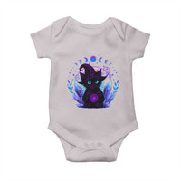 Witchy Black Cat Baby Onesie Funny Spellcasting Pastel Goth Aesthetic - Wonder Print Shop