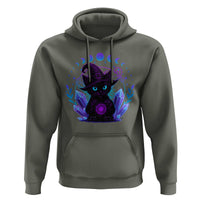 Witchy Black Cat Hoodie Funny Spellcasting Pastel Goth Aesthetic - Wonder Print Shop