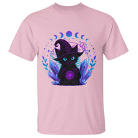 Witchy Black Cat T Shirt Funny Spellcasting Pastel Goth Aesthetic - Wonder Print Shop