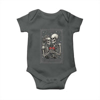 Love Is All You Need Baby Onesie Skeleton Lovers Funny Halloween Tarot - Wonder Print Shop