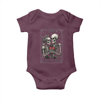 Love Is All You Need Baby Onesie Skeleton Lovers Funny Halloween Tarot - Wonder Print Shop