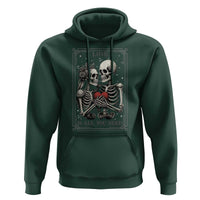 Love Is All You Need Hoodie Skeleton Lovers Funny Halloween Tarot - Wonder Print Shop