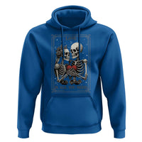 Love Is All You Need Hoodie Skeleton Lovers Funny Halloween Tarot - Wonder Print Shop