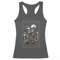 Love Is All You Need Racerback Tank Top Skeleton Lovers Funny Halloween Tarot - Wonder Print Shop