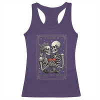 Love Is All You Need Racerback Tank Top Skeleton Lovers Funny Halloween Tarot - Wonder Print Shop