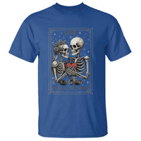 Love Is All You Need T Shirt Skeleton Lovers Funny Halloween Tarot - Wonder Print Shop