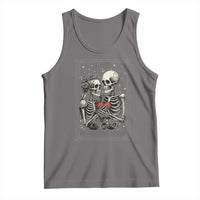 Love Is All You Need Tank Top Skeleton Lovers Funny Halloween Tarot - Wonder Print Shop