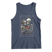 Love Is All You Need Tank Top Skeleton Lovers Funny Halloween Tarot - Wonder Print Shop