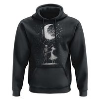 Skeleton Lover Dancing Under The Moon Dark Romantic Art Hoodie - Wonder Print Shop