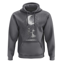 Skeleton Lover Dancing Under The Moon Dark Romantic Art Hoodie - Wonder Print Shop