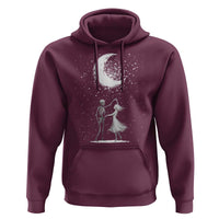 Skeleton Lover Dancing Under The Moon Dark Romantic Art Hoodie - Wonder Print Shop
