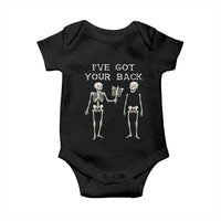 Funny Skeleton Baby Onesie I Have Got Your Back Bone Pun - Wonder Print Shop