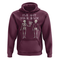 Funny Skeleton Hoodie I Have Got Your Back Bone Pun - Wonder Print Shop