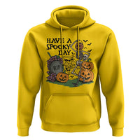 Funny Halloween Skeleton Hoodie Have A Spooky Day - Wonder Print Shop