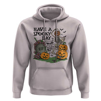 Funny Halloween Skeleton Hoodie Have A Spooky Day - Wonder Print Shop