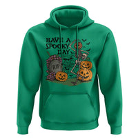 Funny Halloween Skeleton Hoodie Have A Spooky Day - Wonder Print Shop
