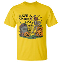 Funny Halloween Skeleton T Shirt Have A Spooky Day - Wonder Print Shop