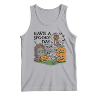 Funny Halloween Skeleton Tank Top Have A Spooky Day - Wonder Print Shop