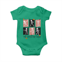 Funny The Skeleton Crew Baby Onesie Dancing Skeletons Halloween For Boys Girl Kids - Wonder Print Shop