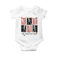 Funny The Skeleton Crew Baby Onesie Dancing Skeletons Halloween For Boys Girl Kids - Wonder Print Shop