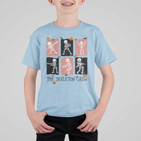 Funny The Skeleton Crew T Shirt For Kid Dancing Skeletons Halloween For Boys Girl Kids - Wonder Print Shop
