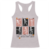 Funny The Skeleton Crew Racerback Tank Top Dancing Skeletons Halloween For Boys Girl Kids - Wonder Print Shop
