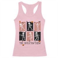 Funny The Skeleton Crew Racerback Tank Top Dancing Skeletons Halloween For Boys Girl Kids - Wonder Print Shop