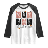 Funny The Skeleton Crew Raglan Shirt Dancing Skeletons Halloween For Boys Girl Kids - Wonder Print Shop