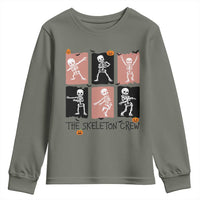 Funny The Skeleton Crew Youth Sweatshirt Dancing Skeletons Halloween For Boys Girl Kids - Wonder Print Shop