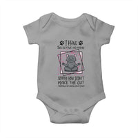 Funny Cat Baby Onesie I Have Selective Hearing - Wonder Print Shop