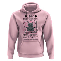 Funny Cat Hoodie I Have Selective Hearing - Wonder Print Shop