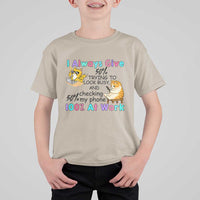 Sarcastic Cat Lover T Shirt For Kid I Always Give 100% At Work Office Humor - Wonder Print Shop