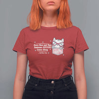 Funny Sarcastic T Shirt For Women Every Now And Then Someone Awsome - Wonder Print Shop