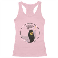 Funny Self Love Quote Racerback Tank Top Once In A While Someone Amazing Here I Am Gift - Wonder Print Shop